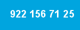 922 156 71 25 922 156 71 25